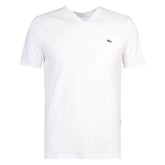 Lacoste short sleeve v neck pima jersey tee shirt