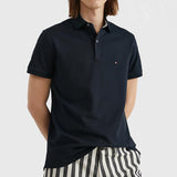 Tommy Hilfiger short sleeve custom pique polo shirt