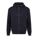 TOMMY IM NA FLAG LOGO ZIP THRU HOODYD