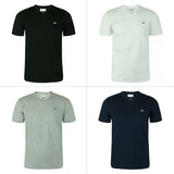 Lacoste short sleeve v neck pima jersey tee shirt