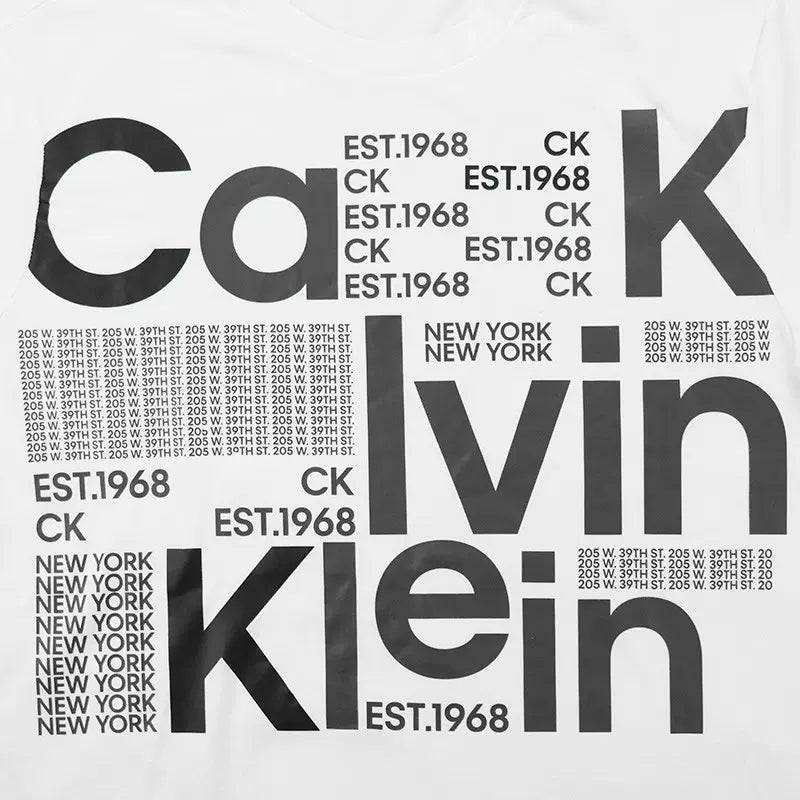 CK SS BROKEN LOGO CREW