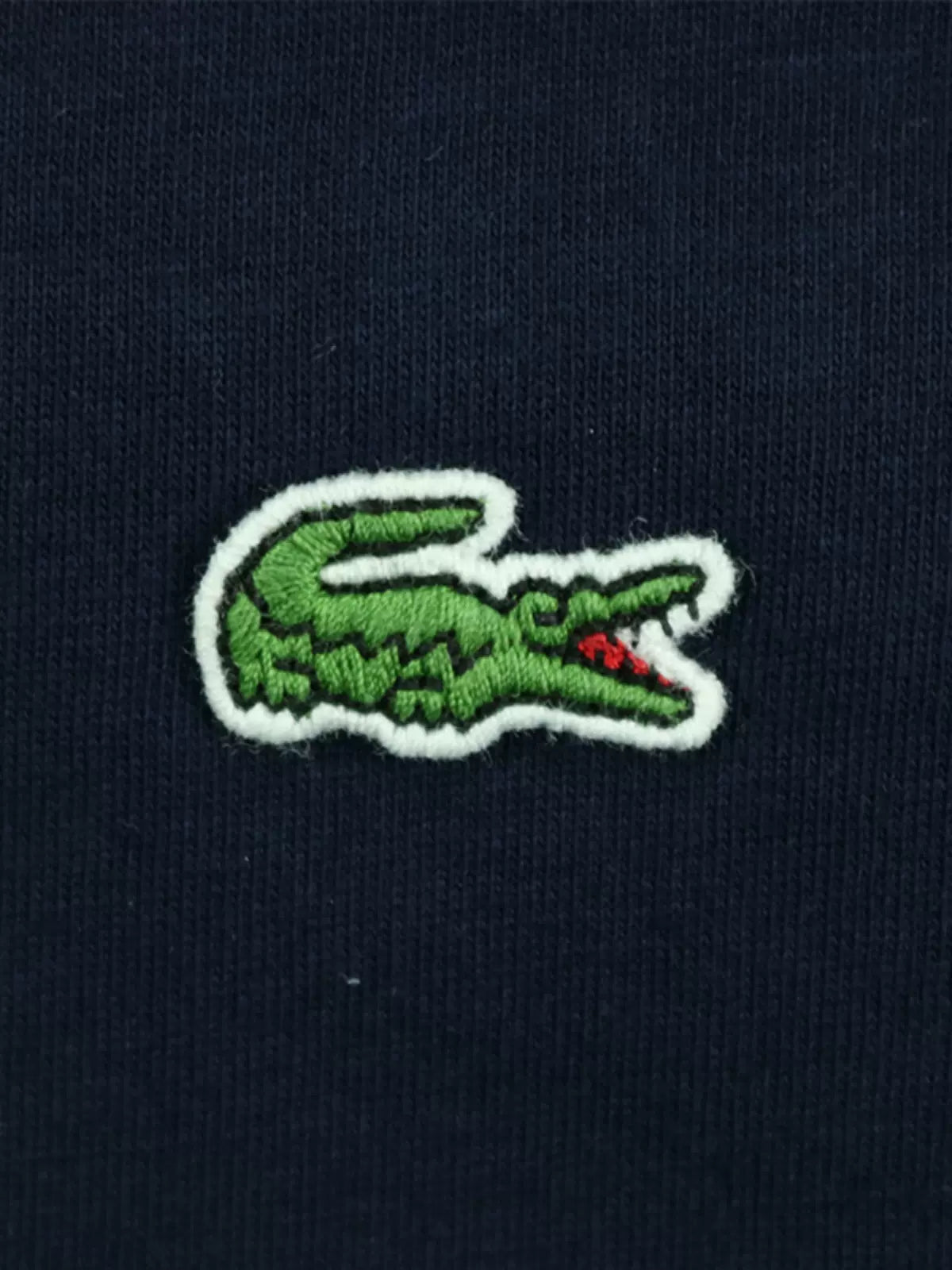 Lacoste hoodie jersey tee w/ central pocket