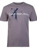 CK SS LRG TILT MONOGRAM TEE
