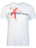 CK SS LRG TILT MONOGRAM TEE