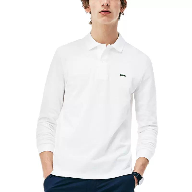 LACOSTE RIBBED COLLAR SHIRT