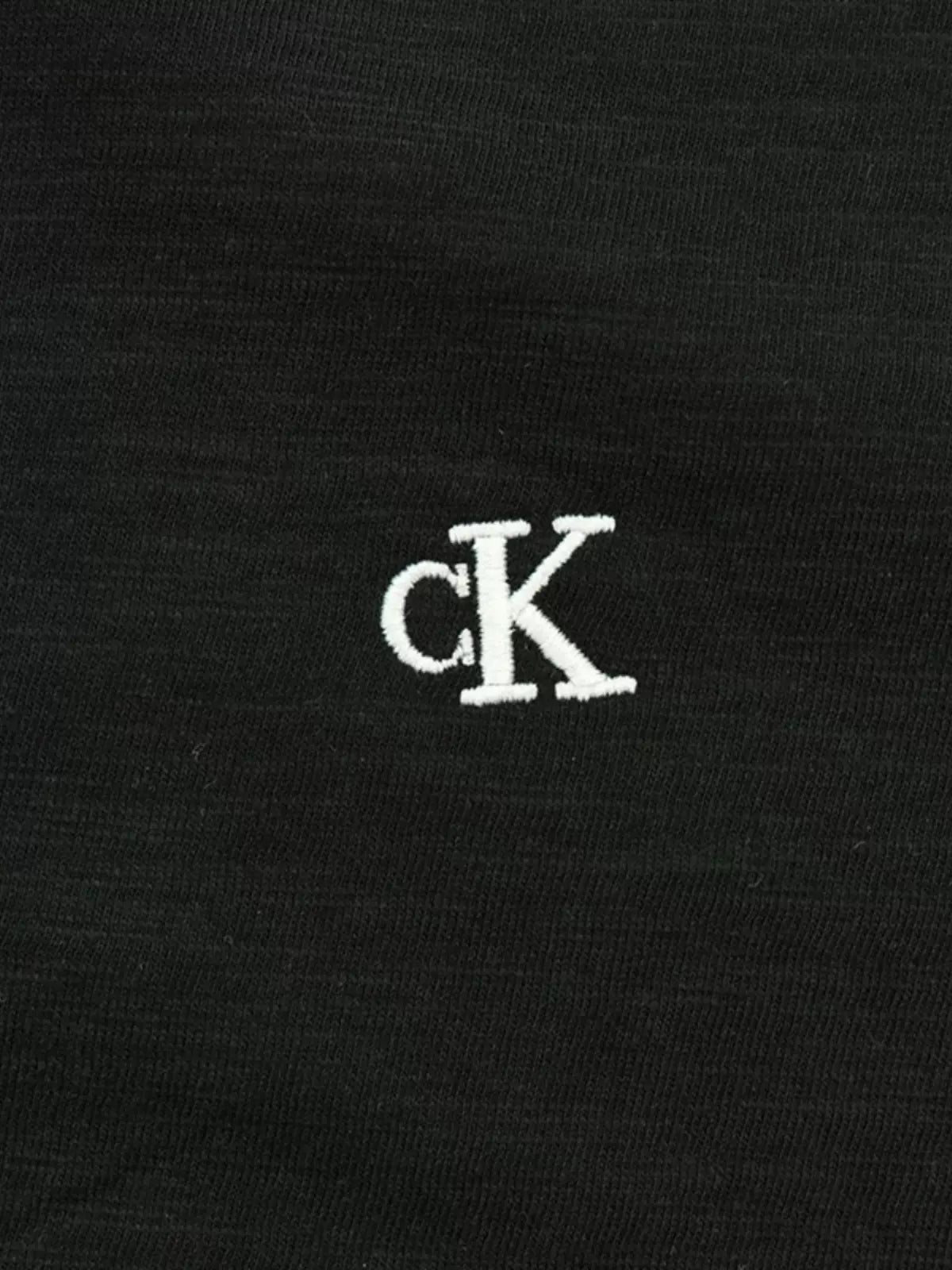 CK MONOGRAM SLUB POLO